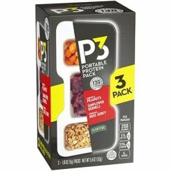 Deals 🎉 Snacks P3 Chipotle Peanuts, Original Beef Jerky, And Sunflower Kernels, 3/Pack (GEN02029) 👏 -Granola Bars Online Shop unnamed file 1820
