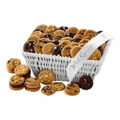 Best reviews of ⌛ Snacks & Granola Bars Mrs. Fields Nibblers Cookie Sympathy Basket, Assorted Flavors, 43.2 Oz. (ST21EVBSKT721) 💯