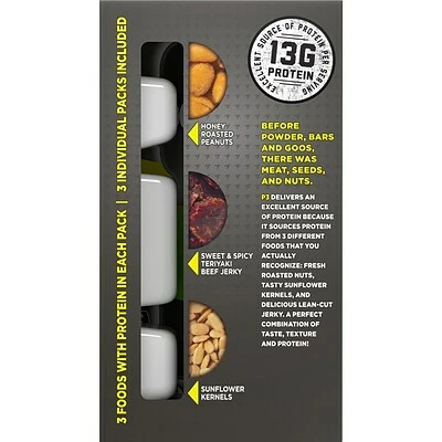 Cheap 😉 Snacks P3 Honey Roasted Peanuts, Sweet & Spicy Teriyaki Jerky, And Sunflower Kernelss 3/Pack (GEN02034) 😉 6 Cheap 😉 Snacks P3 Honey Roasted Peanuts, Sweet & Spicy Teriyaki Jerky, And Sunflower Kernelss 3/Pack (GEN02034) 😉 - Image 4