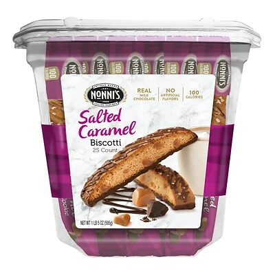 Cheap 𧨠Nonni's Individually Wrapped Salted Caramel Italian Cookies, .86oz Value Pack Of 25 In A 21.5oz Tub π 3 Cheap 𧨠Nonni's Individually Wrapped Salted Caramel Italian Cookies, .86oz Value Pack Of 25 In A 21.5oz Tub π