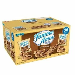 Promo 🥰 Famous Amos Cookies, Chocolate Chip, 2 Oz., 36/Carton (18495) 🎁
