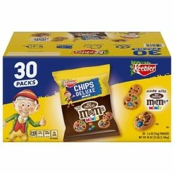 Outlet ❤️ Keebler M&M's Chips Deluxe Minis Cookies, 30/Pack 🤩