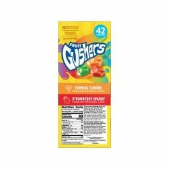 Coupon ✔️ Betty Crocker Fruit Gushers Flavored Snacks, Strawberry Splash/Tropical Flavors, 33.6 Oz., 42 Pouches/Pack (14698) ❤️ -Granola Bars Online Shop unnamed file 277