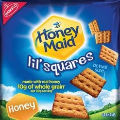 Buy 😉 Honey Maid Lil' Squares Honey Graham Crackers, 1.06 Oz. Bags, 72 Bags/Carton (MOZ001932000166) ⭐
