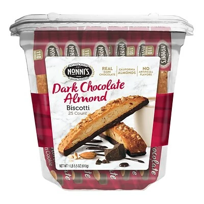 Buy โค๏ธ Nonni's Individually Wrapped Dark Chcolate Almond Italian Cookies, .86oz Value Pack Of 25 In A 21.5oz Tub ๐ 3 Buy โค๏ธ Nonni's Individually Wrapped Dark Chcolate Almond Italian Cookies, .86oz Value Pack Of 25 In A 21.5oz Tub ๐
