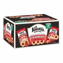 Budget 🌟 Knott's Berry Farm Premium Bite Size Shortbread Cookies, Strawberry, 2 Oz., 36/Carton (59637) 🌟