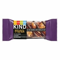 Outlet 👍 Snack Bars KIND Minis Bars, Salted Caramel Dark Chocolate Nut/Dark Chocolate Almond Coconut, 0.7 Oz., 20/Pack (27970) 🔥 -Granola Bars Online Shop unnamed file 304