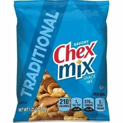 Top 10 ❤️ Snacks Chex Mix Traditional Snack Mix, Savory, 1.75 Oz., 60/Carton (1240) ⭐
