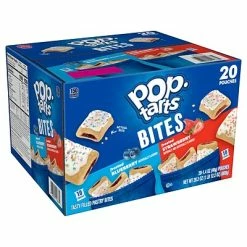 Budget 🤩 Snack Bars Kellogg's Pop-Tarts Bites, Frosted Blueberry/Strawberry, 3.5 Oz., 20/Carton (KEE11683) 🥰