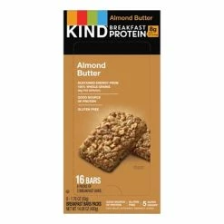 Hot Sale 🥰 Snack Bars KIND Breakfast Protein Bar, Almond Butter, 1.76 Oz., 8/Box (PHW25953) 💯