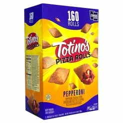 Best Sale ⭐ Totino’s Frozen Foods Totino's Pepperoni Pizza Rolls, 160 Rolls/Box, 1/Box (903-00034) ❤️