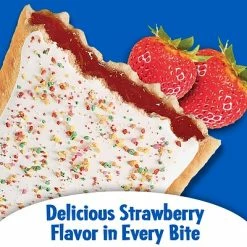 Best Sale ✨ Breakfast & Cereal Kellog's Pop-Tarts, Frosted Strawberry, 3.67 Oz., 6/Box (31732) ⌛ -Granola Bars Online Shop unnamed file 435