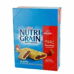 Coupon 👏 Snack Bars Nutri-Grain Breakfast Bars, Strawberry, 1.3 Oz., 16/Box (511386) 💯 -Granola Bars Online Shop unnamed file 439