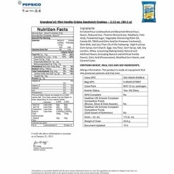 Top 10 🥰 Grandma's® Mini Vanilla Creme Cookies; 60 Bags/Box 🥰 -Granola Bars Online Shop unnamed file 482