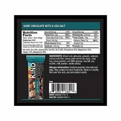 Coupon 🔥 Snack Bars KIND® Bar, Dark Chocolate Nuts & Sea Salt, 1.4 Oz., 12/Box (PHW25795) 👏 -Granola Bars Online Shop unnamed file 490