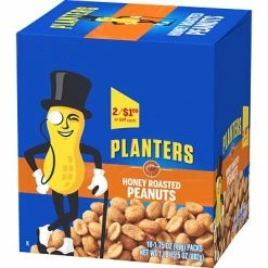Deals ⌛ Dried Fruit, Nuts & Trail Mix Planters® Honey Roasted Peanuts, 1.75 Oz. Bags, 18/Box (07566) 💯 -Granola Bars Online Shop unnamed file 540