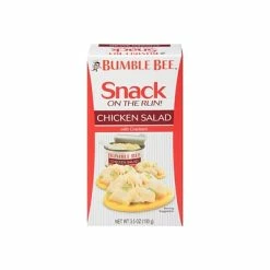 Best Pirce ⭐ Bumblebee Packaged Meals Bumble Bee Snack On The Run! Crackers, Chicken, 3.5 Oz., 12/Carton (AHF70350) 👏