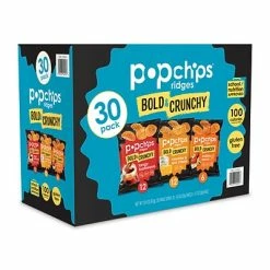 Cheapest 👏 Popchips Ridges Chips, Variety, .8 Oz., 30/Carton (SMC94004) 🛒