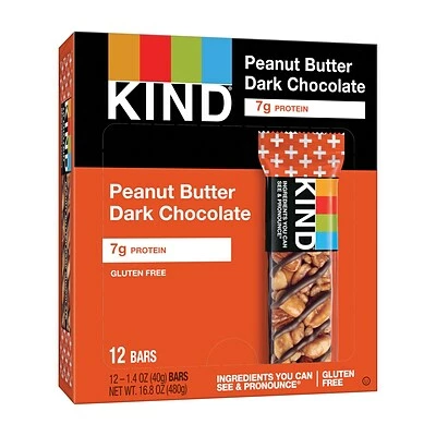 Budget ๐ Snack Bars KIND Bar, Peanut Butter Dark Chocolate, 1.4 Oz., 12/Box (PHW25796) ๐ 3 Budget ๐ Snack Bars KIND Bar, Peanut Butter Dark Chocolate, 1.4 Oz., 12/Box (PHW25796) ๐