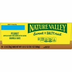 Best Pirce 😍 Snack Bars Nature Valley Sweet & Salty Bars, Peanut, 1.2 Oz., 16/Box (42067) 😀 -Granola Bars Online Shop unnamed file 645