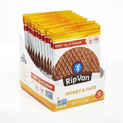 Cheapest ⌛ Cookies Rip Van Wafels® Non-GMO European Snack, Honey And Oats, 12/Pack (RVW00336) 🤩 3 Cheapest ⌛ Cookies Rip Van Wafels® Non-GMO European Snack, Honey And Oats, 12/Pack (RVW00336) 🤩