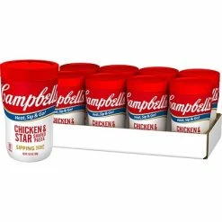 Top 10 ❤️ Snacks & Granola Bars Campbell's On The Go Chicken & Star Shaped Pasta Soup, 10.75 Oz., 8/Pack (15076) 👏