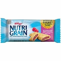 Deals 😀 Snack Bars Nutri-Grain Breakfast Bars, Raspberry, 1.3 Oz., 16/Box (511382) 🔥