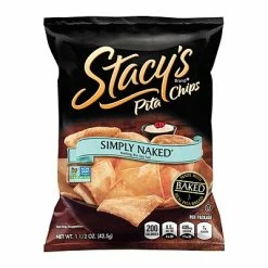 Cheap 🎉 Stacy's Pita Chips Simply Naked, 1.5 Oz, 24 Count 👍