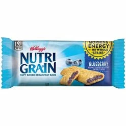 Hot Sale 🔔 Snack Bars Nutri-Grain Breakfast Bars, Blueberry, 1.3 Oz., 16/Box (511372) ✨