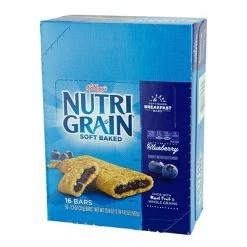 Hot Sale 🔔 Snack Bars Nutri-Grain Breakfast Bars, Blueberry, 1.3 Oz., 16/Box (511372) ✨ -Granola Bars Online Shop unnamed file 708