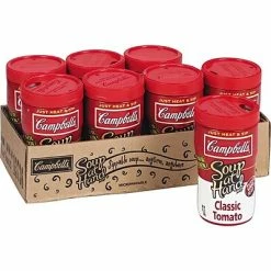 Brand new ⭐ Campbell's Packaged Meals Campbells Classic Tomato Soup At Hand, 10.75 Oz., 8/Carton (K13736) ⭐