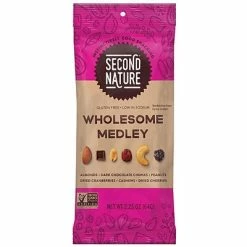 Flash Sale 🤩 Dried Fruit, Nuts & Trail Mix Second Nature Wholesome Medley Assorted Trail Mix, 2.25 Oz., 12/Box (1170) 🔥 -Granola Bars Online Shop unnamed file 757