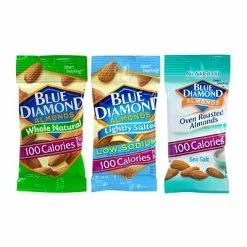 Promo 🛒 Dried Fruit, Nuts & Trail Mix Blue Diamond Almonds Variety On-The-Go Pouches, 0.625 Oz., 42/Pack (220-00796) 😍 -Granola Bars Online Shop unnamed file 767