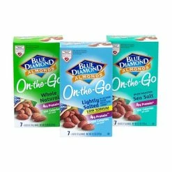 Promo 🛒 Dried Fruit, Nuts & Trail Mix Blue Diamond Almonds Variety On-The-Go Pouches, 0.625 Oz., 42/Pack (220-00796) 😍 -Granola Bars Online Shop unnamed file 768
