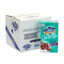 Buy 😀 Dried Fruit, Nuts & Trail Mix Blue Diamond Oven Roasted Sea Salt Almonds On-The-Go Pouches, 0.625 Oz, 42/Pack (220-00794) ⭐ -Granola Bars Online Shop unnamed file 776