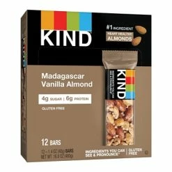 Budget 😉 Snack Bars KIND Bar, Madagascar Vanilla Almond, 1.4 Oz., 12/Box (PHW17850) ✨ -Granola Bars Online Shop unnamed file 816