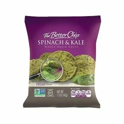 Best Sale 🤩 The Better Chip Chips, Spinach And Kale, 1.5 Oz., 27/Carton (56095) ✔️