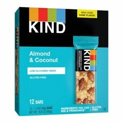 Flash Sale 🎉 Snack Bars KIND Bar, Almond & Coconut, 1.4 Oz., 12/Box (PHW17828) ⌛ -Granola Bars Online Shop unnamed file 859