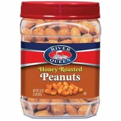 Discount 💯 Dried Fruit, Nuts & Trail Mix River Queen Honey Roasted Peanuts, 32 Oz. 🛒