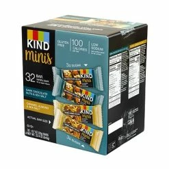 Best reviews of 🌟 Snack Bars KIND Minis Dark Chocolate Nuts & Sea Salt And Caramel Almond & Sea Salt Variety, 0.7 Oz, 32 Count (220-00799) ⌛ -Granola Bars Online Shop unnamed file 96
