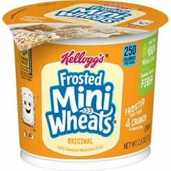 Brand new 😍 Keebler Breakfast & Cereal Frosted Mini Wheats Cereal, Original, 2.5 Oz., 6/Box (42798) 🎉