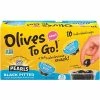 New 🤩 Snacks Pearl's Large Black Pitted Olives To-Go Cup, 16 Count (40223) 🤩